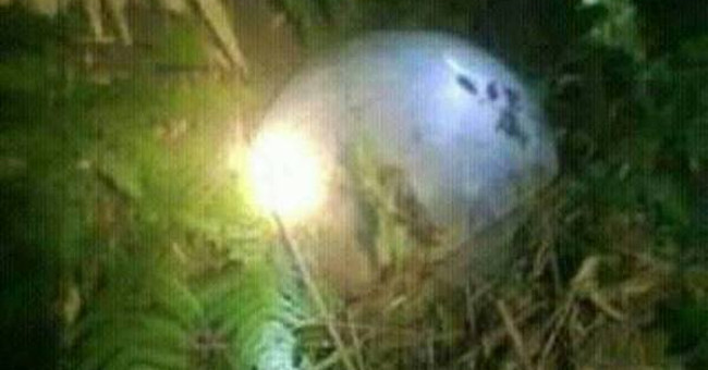 Again discovered strange objects fall into the garden of the people in Tuyen Quang