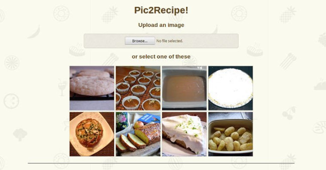 AI can help you find recipes just from a photo