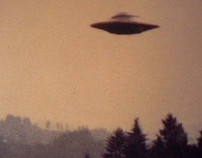 Alien 'green' and UFO 'visit' British?