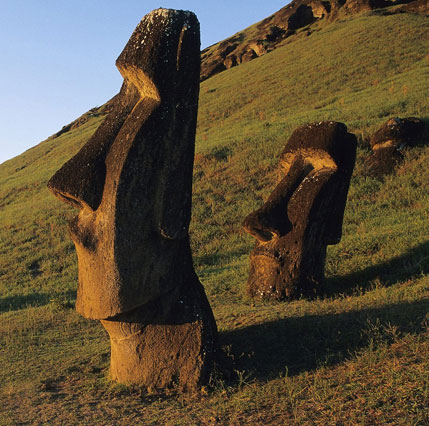 Aliens have appeared on Easter Island?