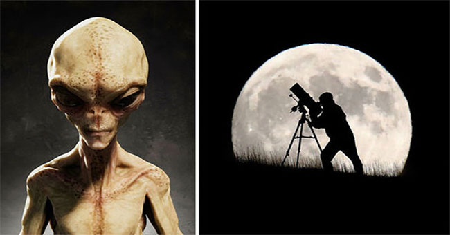 Aliens have built bases on the Moon?