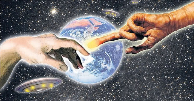 Aliens may only be at the prehistoric time.