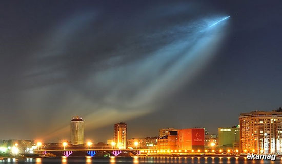 Aliens' spaceships appear in Russia?
