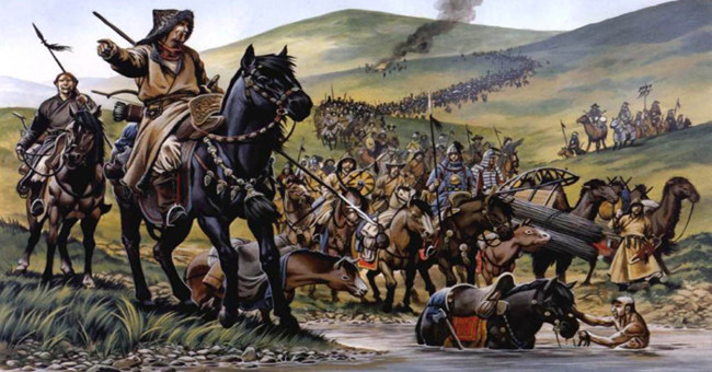 All men, why did Genghis Khan give each soldier a set of silk underwear?