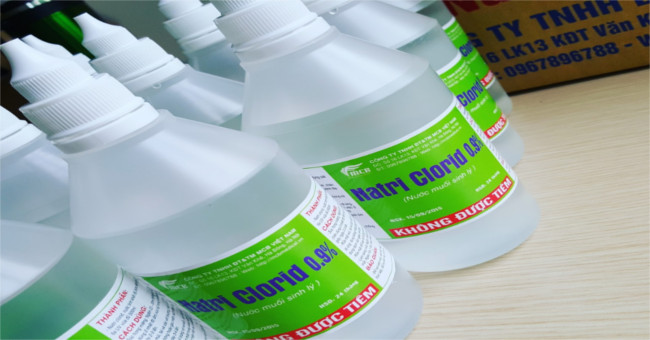 All problems of the effect of physiological saline and its use