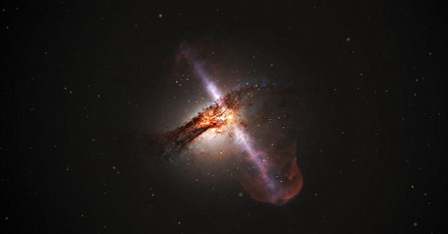 ALMA warns that a massive black hole is forming