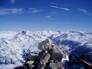Alpes face melting ice
