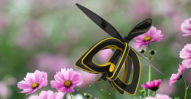 Amazing robot bee can pollinate flowers