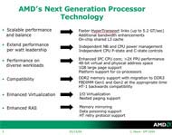AMD introduced the new generation chip architecture