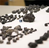 America exhibits Russian meteorite fragments