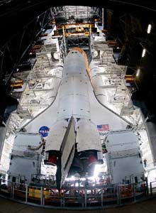 America prepares to launch the second shuttle