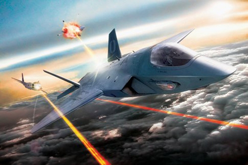 America revealed the project of equipping modern laser weapons for fighter