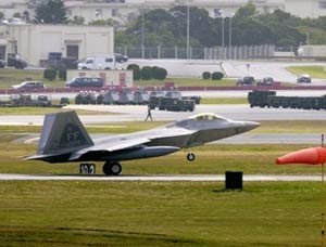 America takes stealth aircraft to Japan
