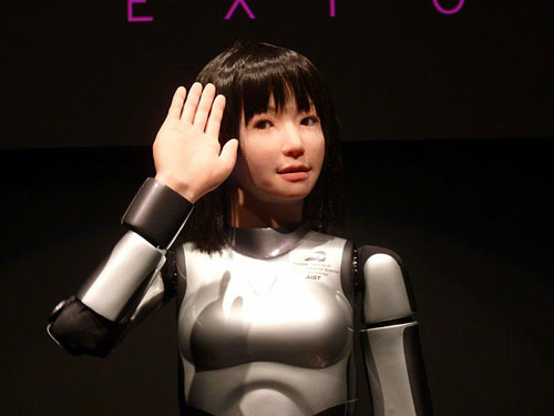 American female scary robot?