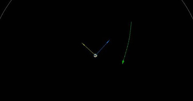 An asteroid that just flew close to Earth without being detected