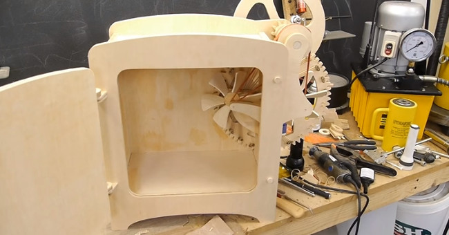 An inventor created a fridge-freezer