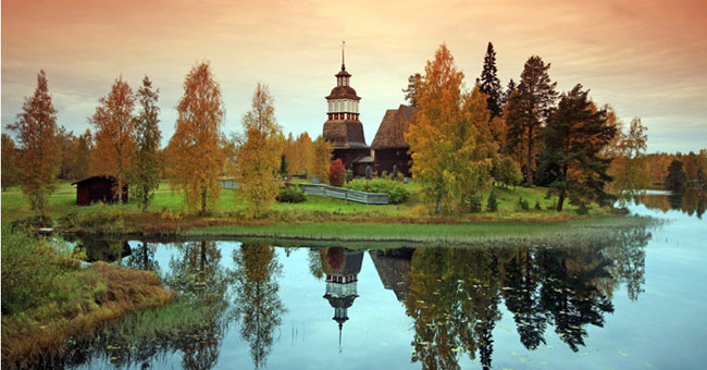 Ancient church of Petäjävesi