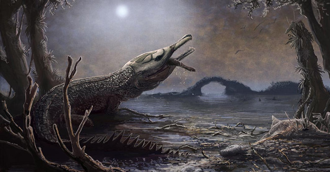 Ancient crocodile species can bite sea turtles with one bite