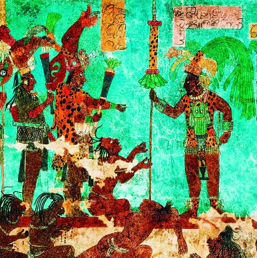 Ancient Mayan spirit blood extraction