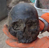 Ancient Roman skulls under the Thames