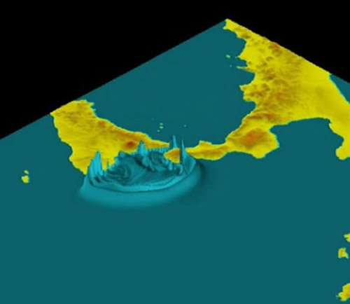 Ancient tsunamis destroyed three continents
