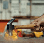 Animations of disintegration make you feel excited