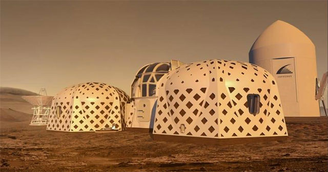 Announced 3 houses on the Moon and Mars