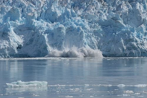 Antarctic glaciers are melting at a rapid rate