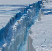 Antarctic glaciers are melting faster