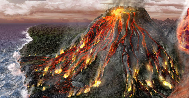 Antarctica - 'fire hell' between the earth in the coldest place in the world