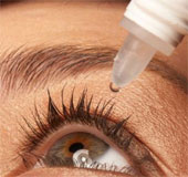 Anti-blindness with eye drops instead of injections