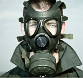Anti-toxic mask - lifesaving in chemical warfare