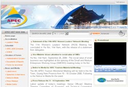 APEC 2006: Vietnam held a meeting of Minister of Information and Information Technology