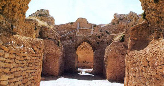 Archaeological area Takht-E Soleyman
