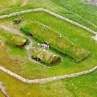 Archaeological site L 'Anse aux Meadows - Canada