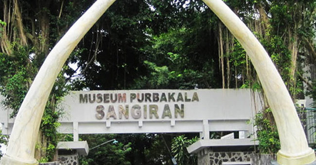 Archaeological site of prehistoric people in Sangiran