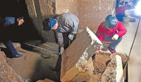 Archaeologists affirmed Cao Cao's grave is true