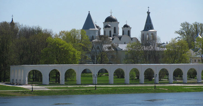 Architectural works in Novgorod