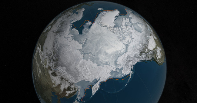 Arctic ice is melting record fast