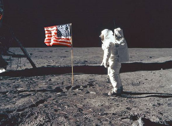 Armstrong recalled the journey on the Moon