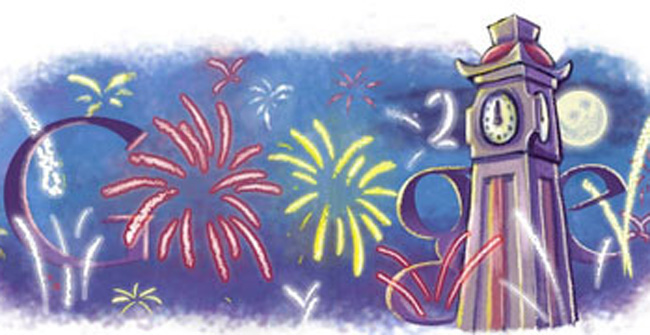 Asian and European Tet with Google's Doodle