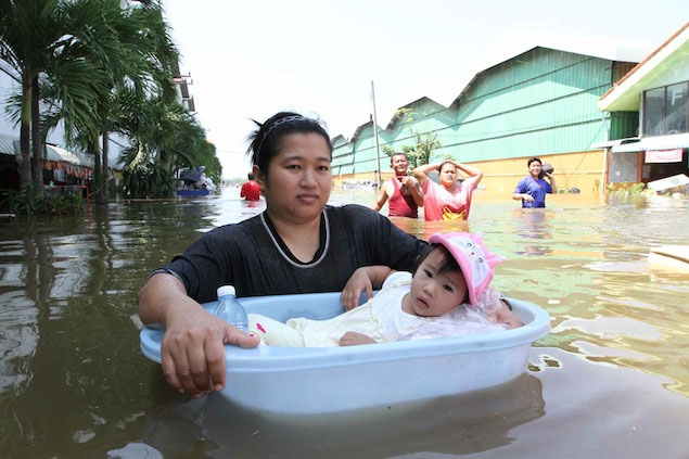Asian cities continued to suffer disaster