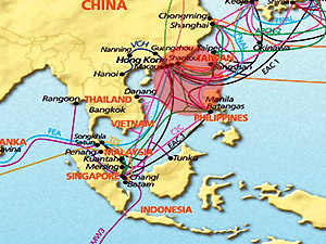 Asian Internet connection interrupted because of earthquakes in Taiwan
