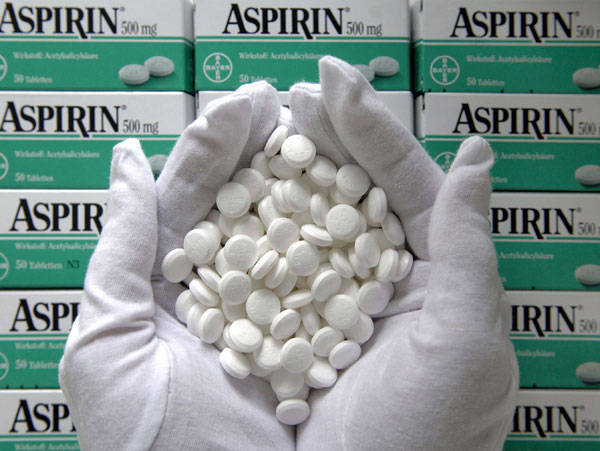 Aspirin is effective against blood clots