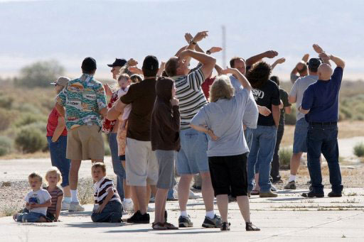 Asteroids explode in California sky