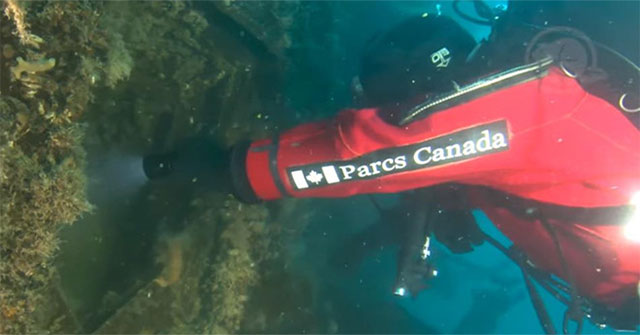 Astounding images of the ship 'freezing time' after nearly 200 years of sinking under the sea