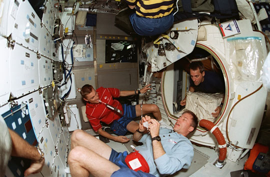 Astronauts need to eat a lot of fish