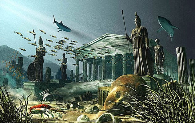 Atlantis disappeared on Google Earth