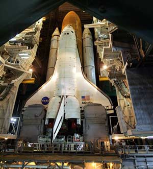 Atlantis space shuttle is ready to take off on August 27