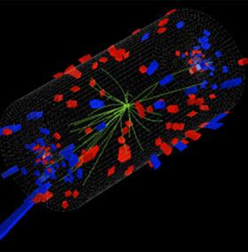 Atom smasher creates new material